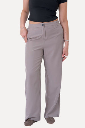 Klassischer Anzug Pants - Grau