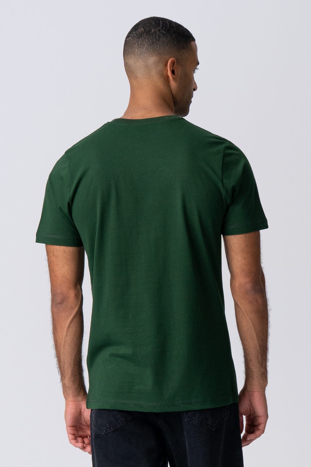 Basic T-Shirt - Dunkelgrün