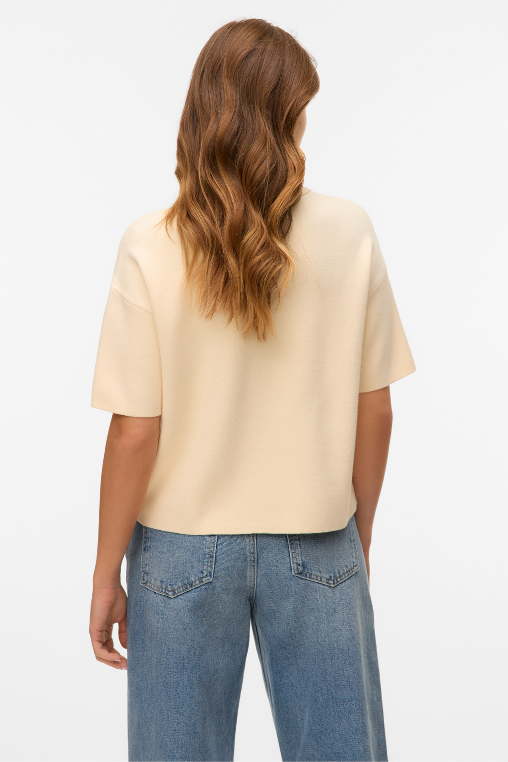 Gold 2/4 Poloneck Pullover - Birke