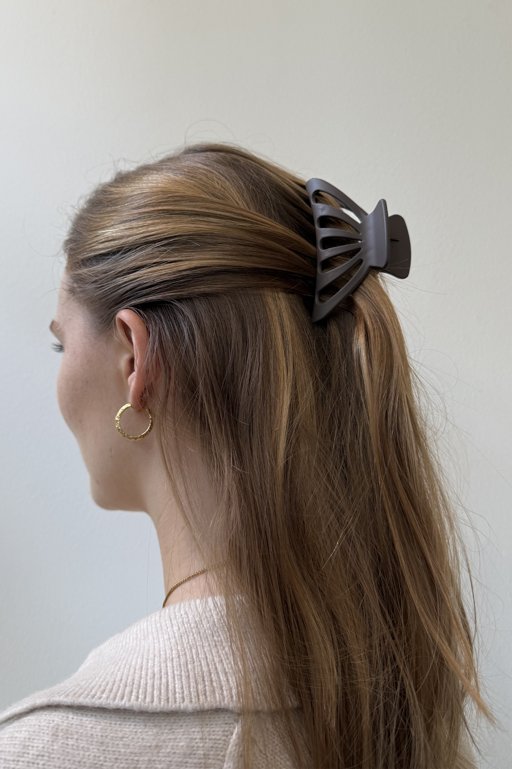 Hohlklauenclip - Kaffee