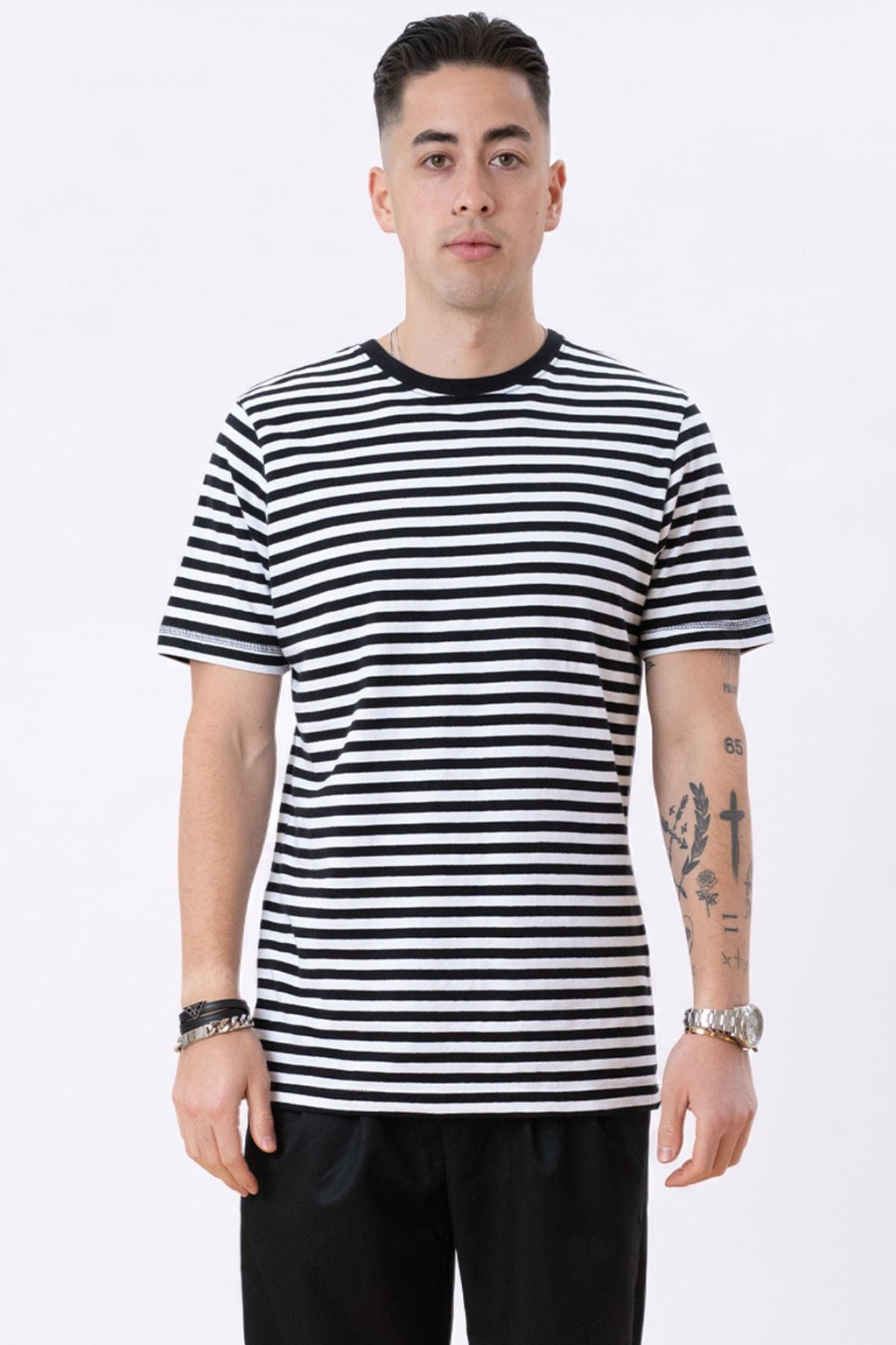Nørregade Stripe - Schwarzweiß
