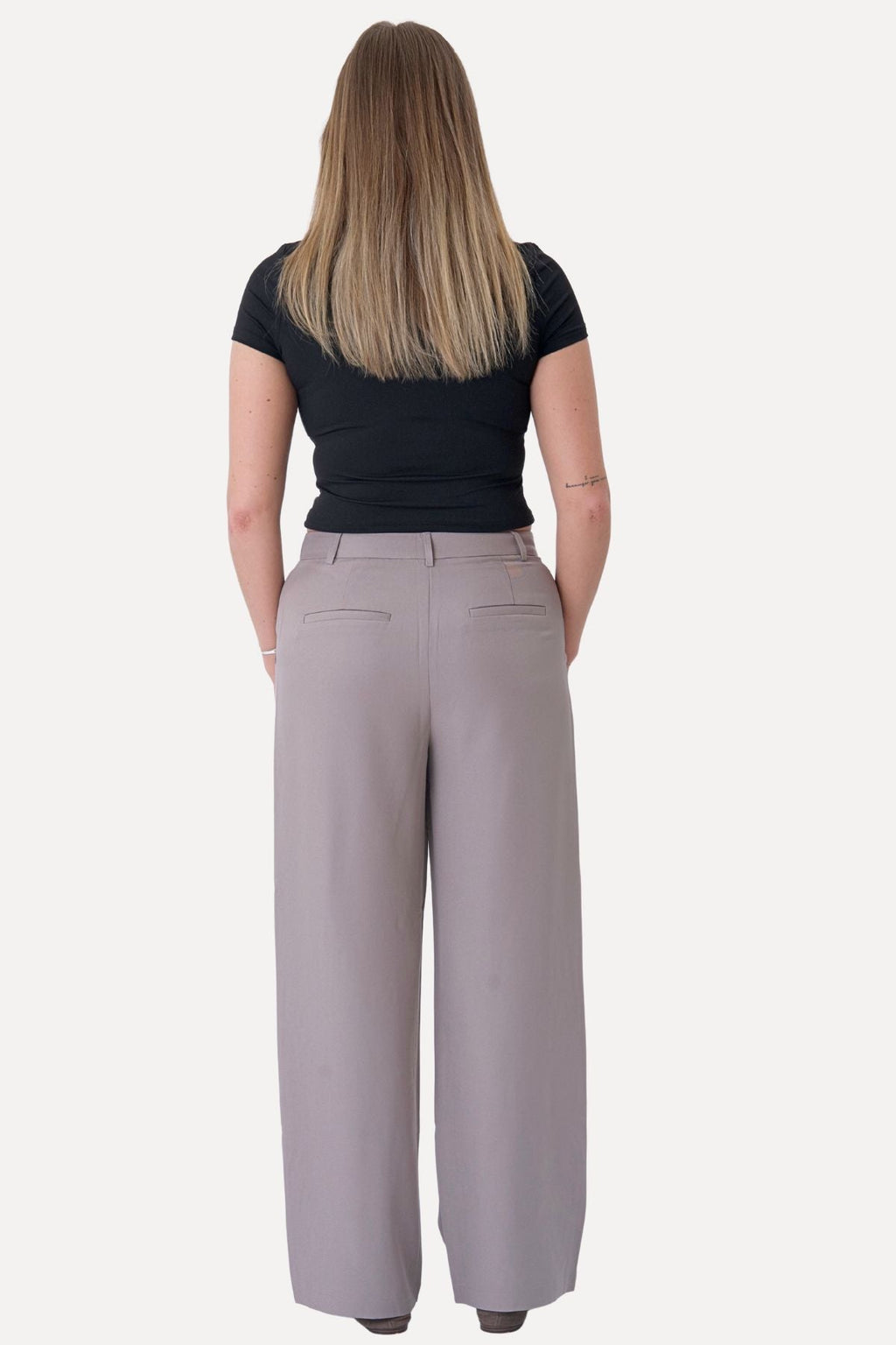 Klassischer Anzug Pants - Grau