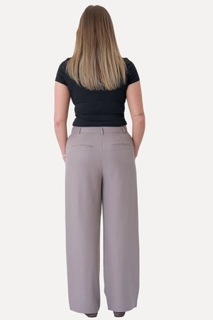 Klassischer Anzug Pants - Grau