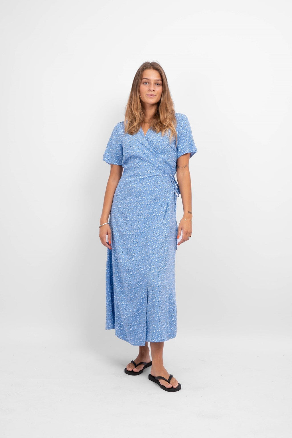 Ema Elise Wrap Kleid - Yachthafen