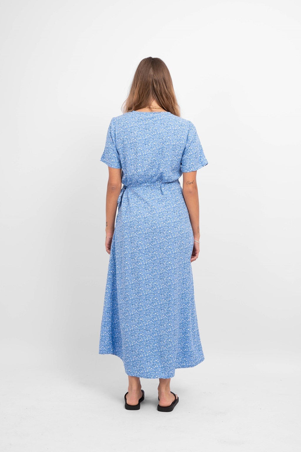 Ema Elise Wrap Kleid - Yachthafen