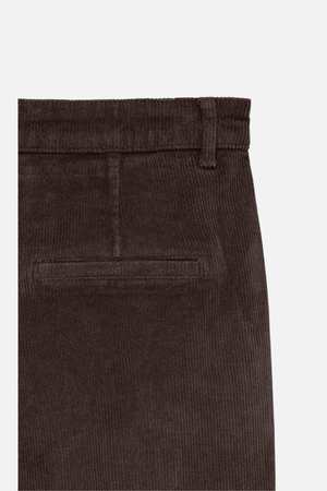 Margot breiter Cord Pants - Schokoladen Torte