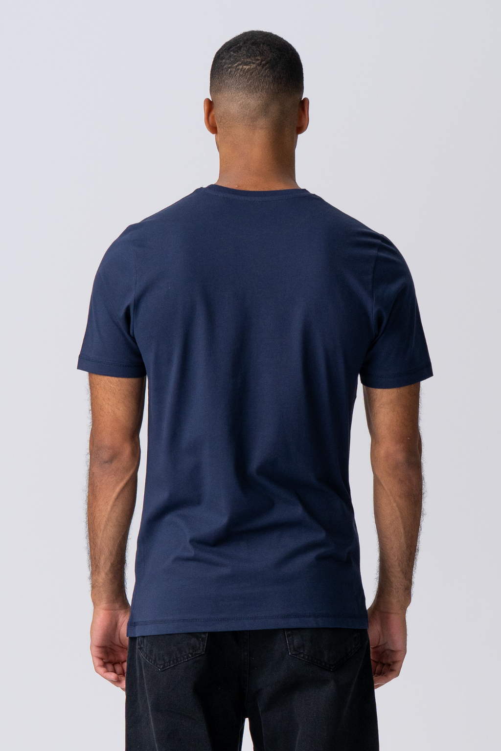 Basic T-Shirt – Marineblau
