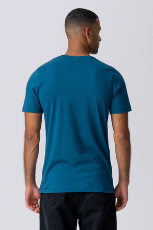 Basic T-Shirt – Petrolblau