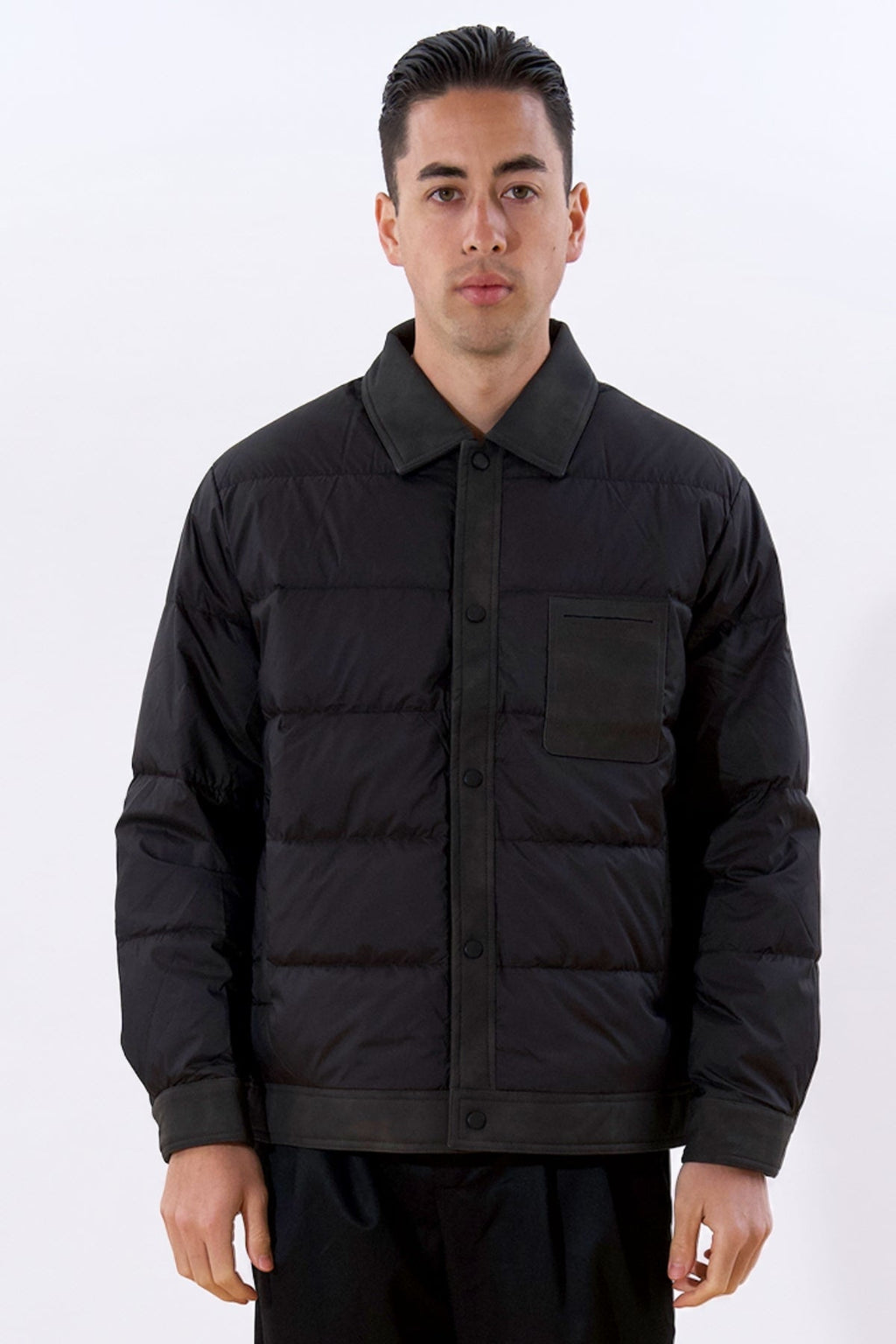 Wyatt lange Jacke - Schwarz