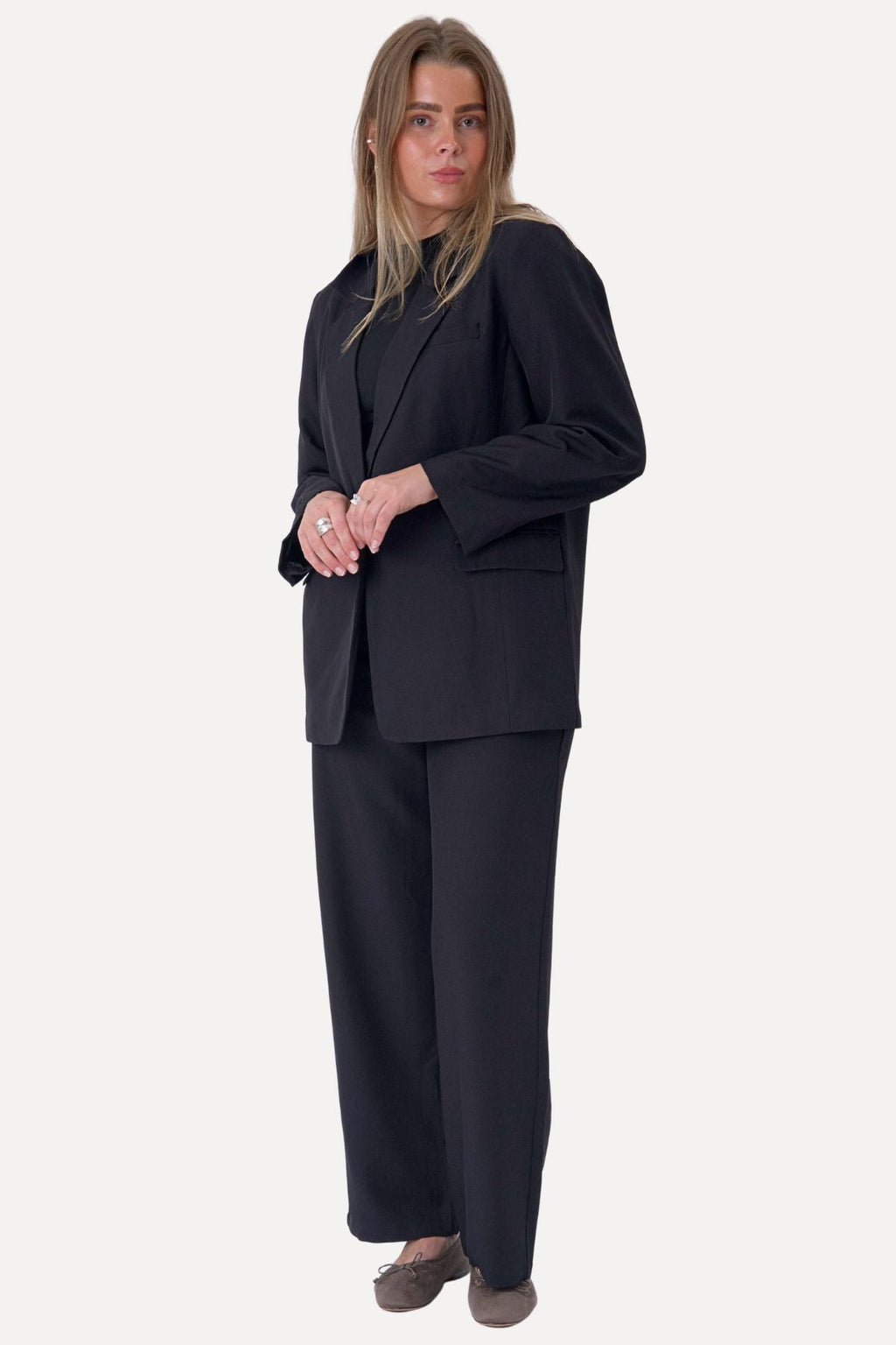 Oversized Blazer - Schwarz