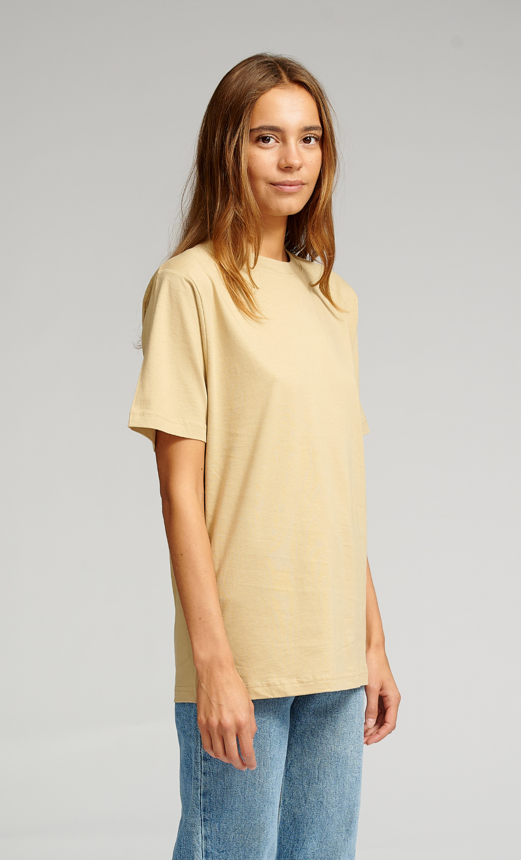 Oversized T -Shirt - Beige