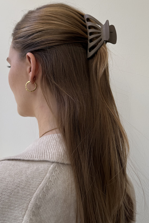 Hohlklauenclip - braun