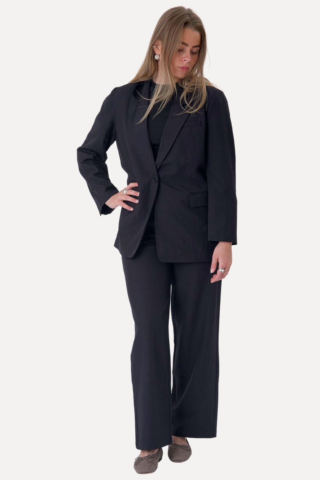 Oversized Blazer - Schwarz