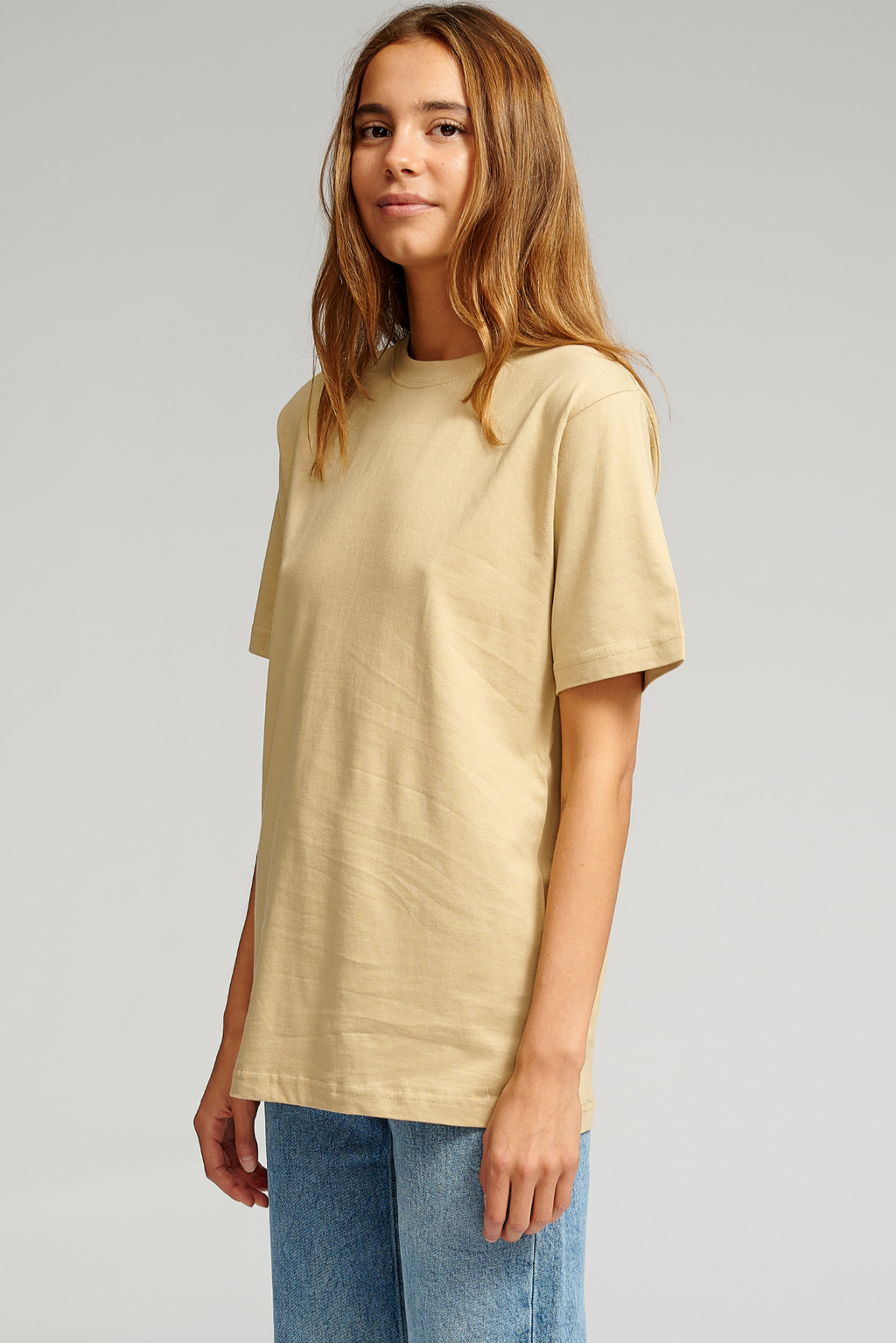 Oversized T -Shirt - Beige