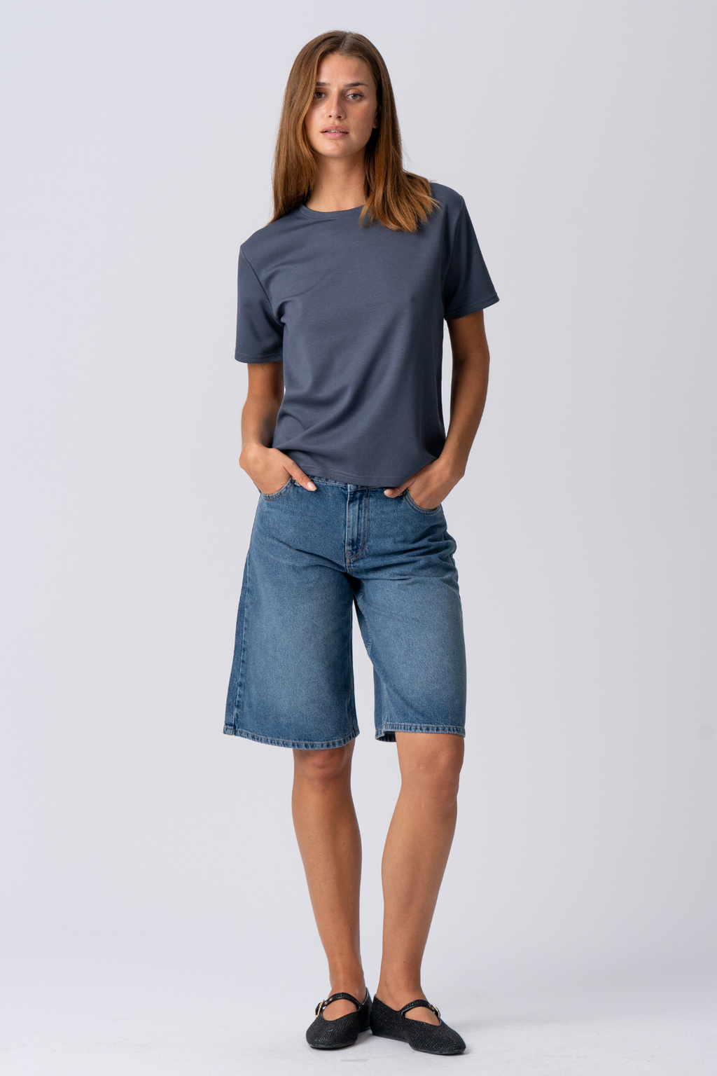 Denim Jorts - Blue Denim