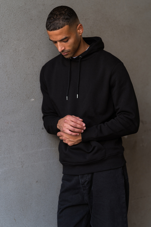 Sweatshirt Hoodie - Schwarz