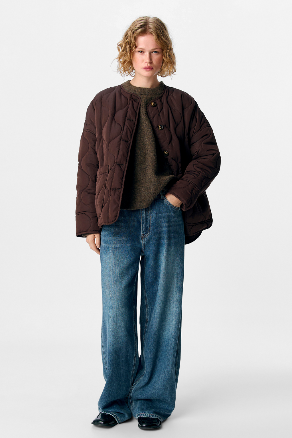 Allie gesteppte Jacke - Java