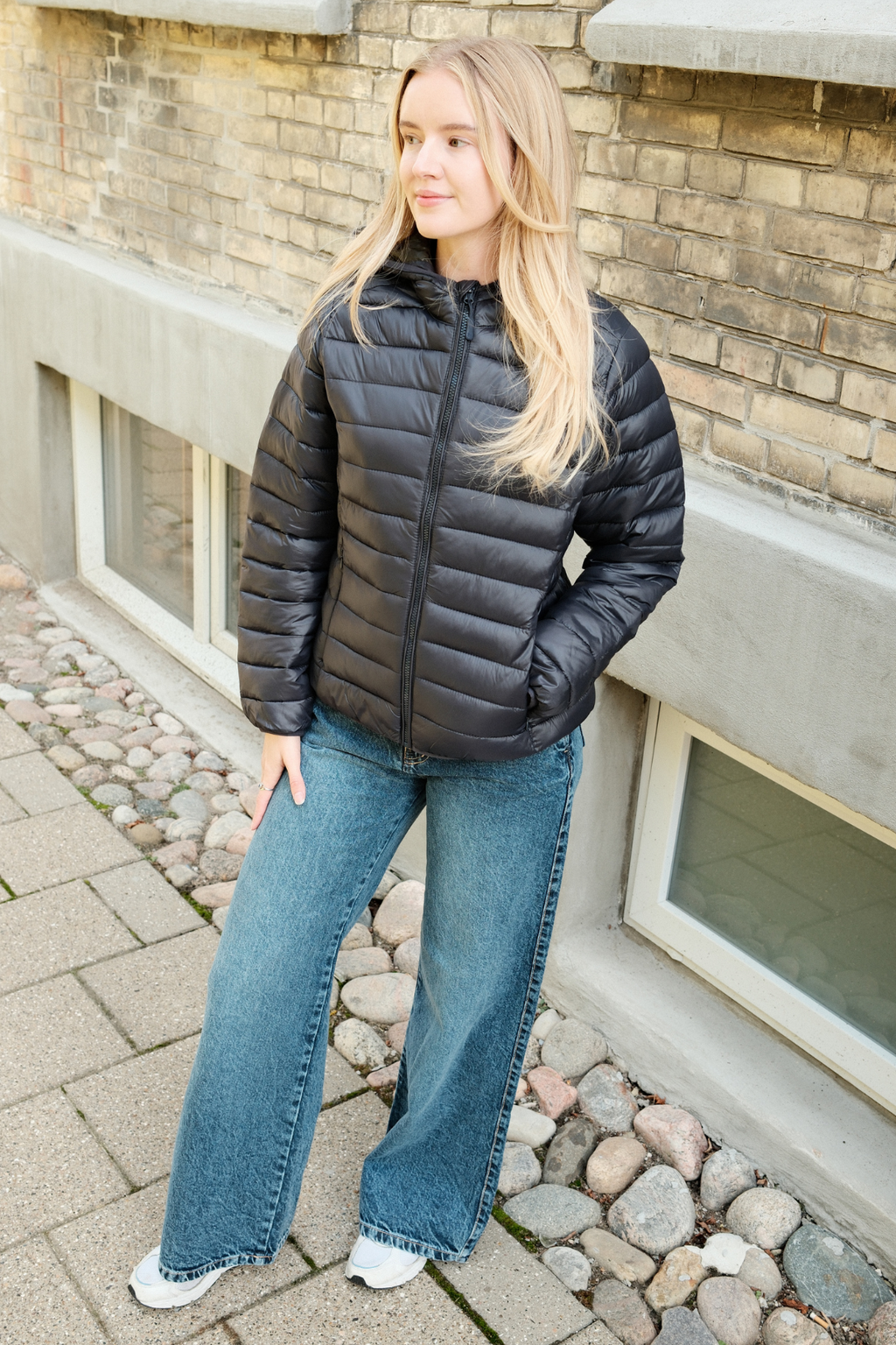 Leichte Pufferjacke - Marine