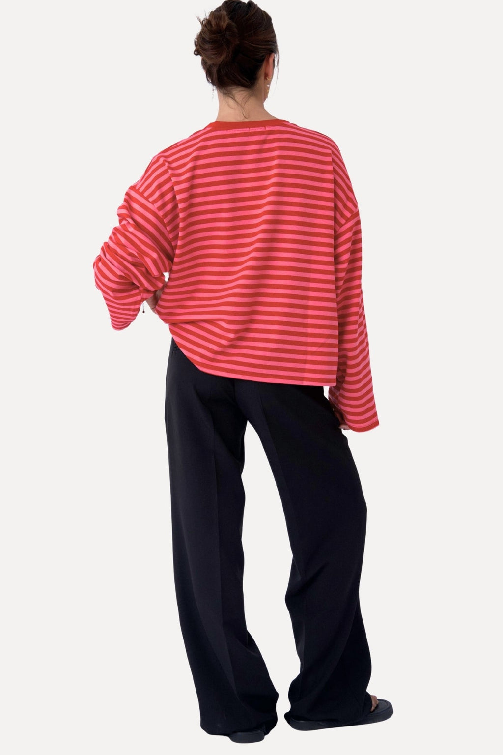 Cleo Bluse - Rot/Rosa