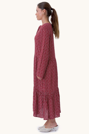 Anna Longärmedose Kleid - gesundete Tomate