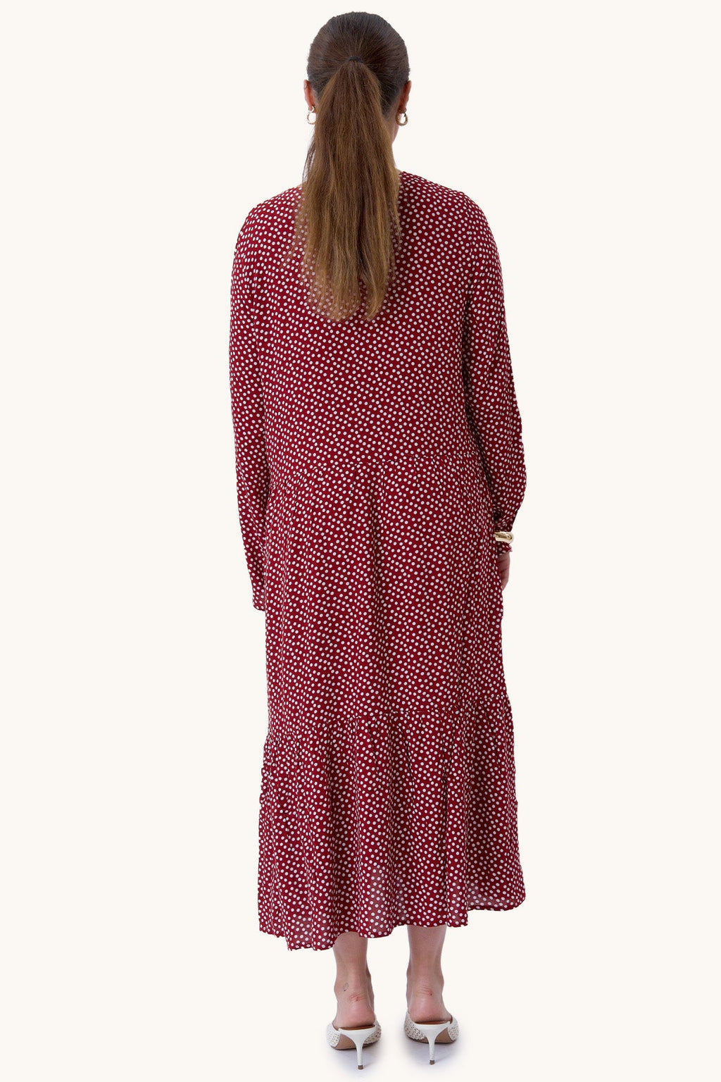 Anna Longärmedose Kleid - gesundete Tomate