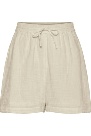 Astina mit hoher Taille Shorts - Silberstreifen