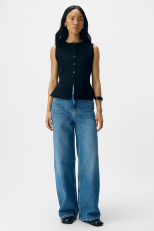 Reynard Strickweste - Schwarz