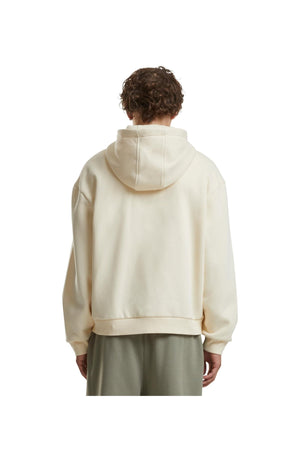 Alltags Reißverschluss Hoodie - Weißer Sand