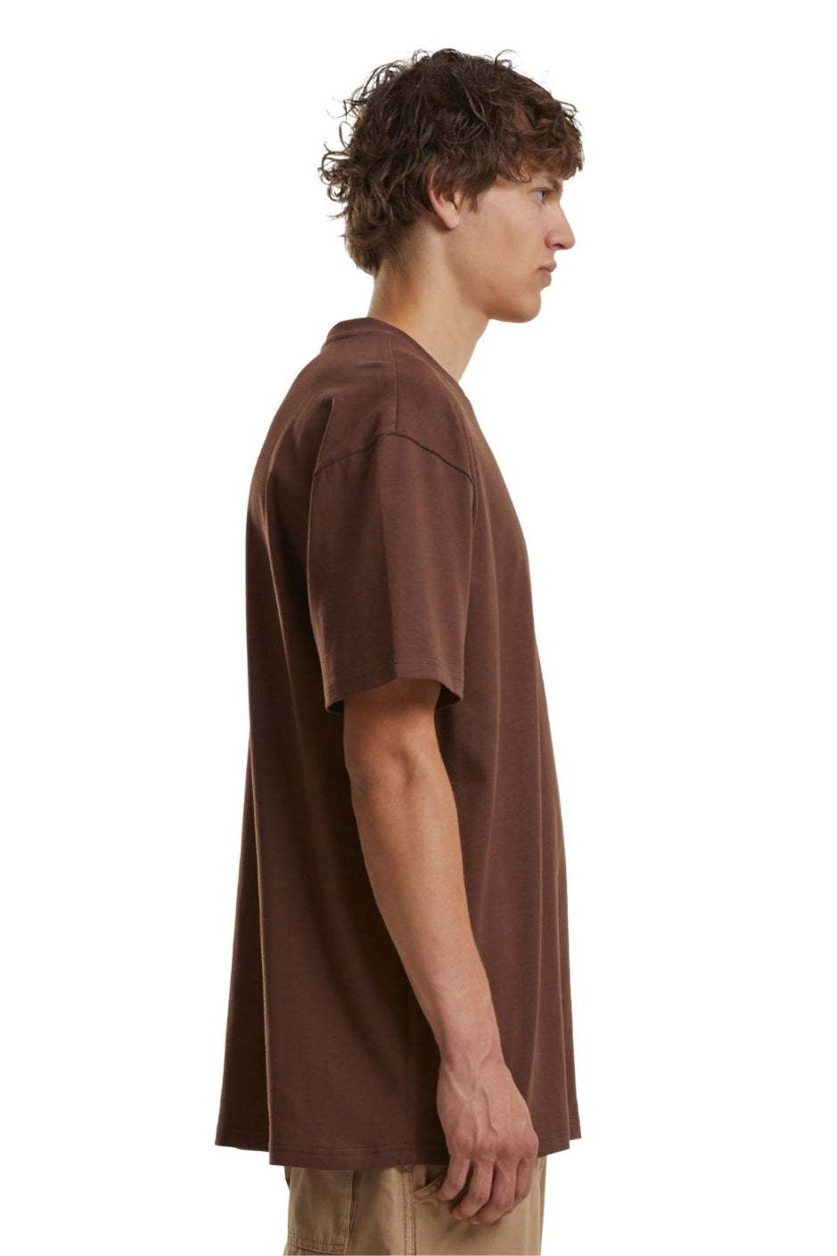Schwer Oversized T -Shirt - Schokoladenbraun