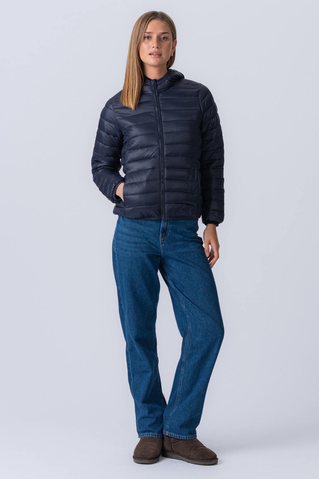 Leichte Pufferjacke - Marine