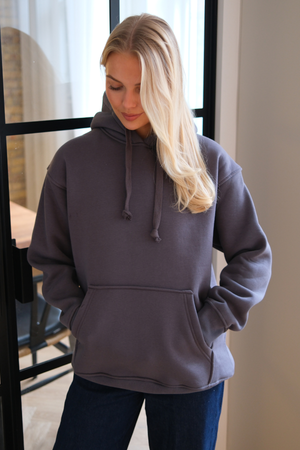 Stella Oversized Hoodie - Dunkelgrau