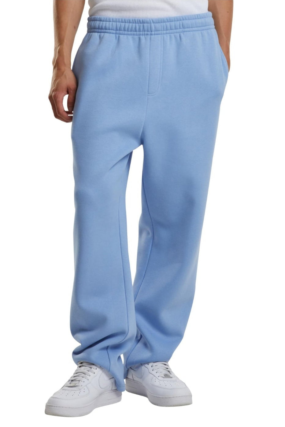 Alltags -Trackpants - Puderblau