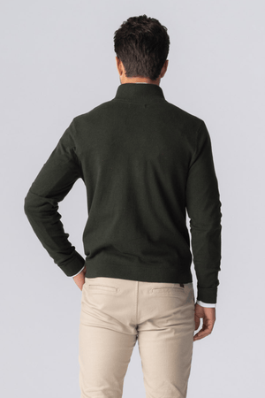 Pullover Zip Cardigan - Armee