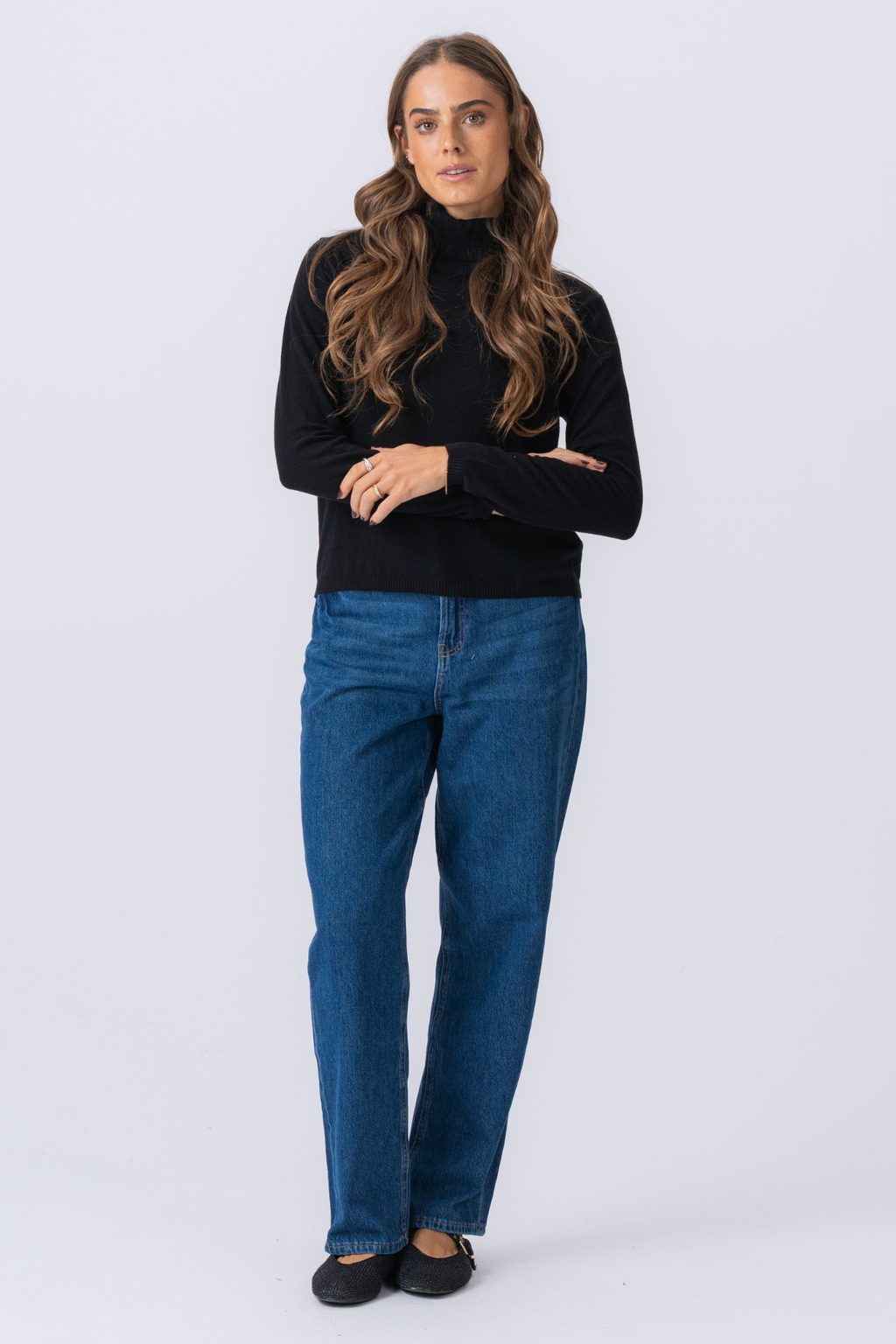 Amelia-Strick - Schwarz