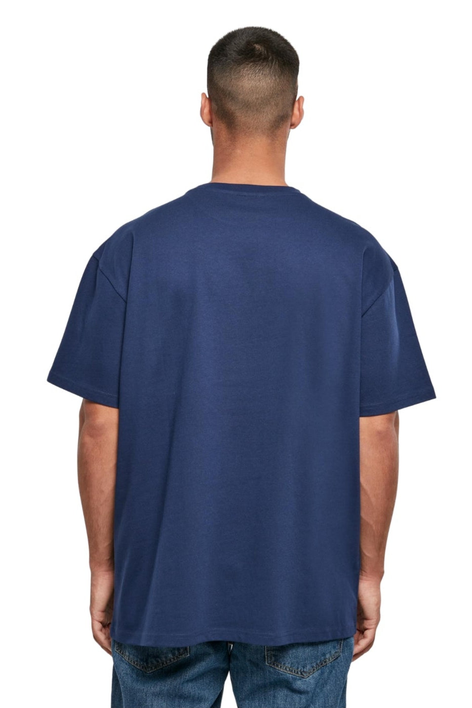 Schwer Oversized T -Shirt - dunkelblau