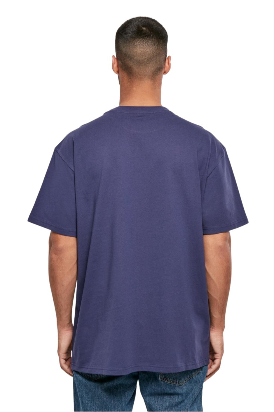 Schwer Oversized T -Shirt - Leichte Marine