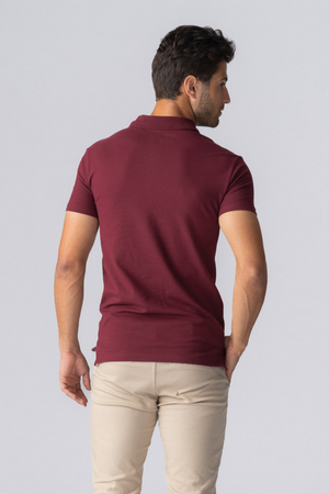 Muscle Poloshirt - Burgund