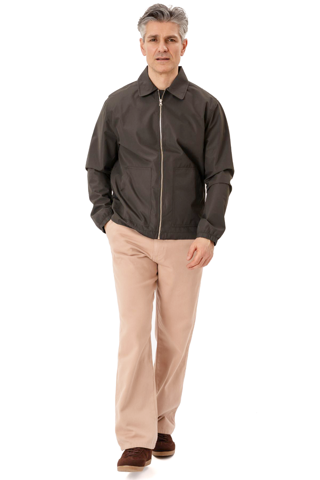 Milan-Reißverschlussjacke – Khaki
