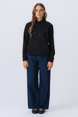 Sweatshirt Hoodie - Schwarz