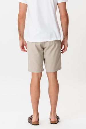 Leinen Shorts - Sand