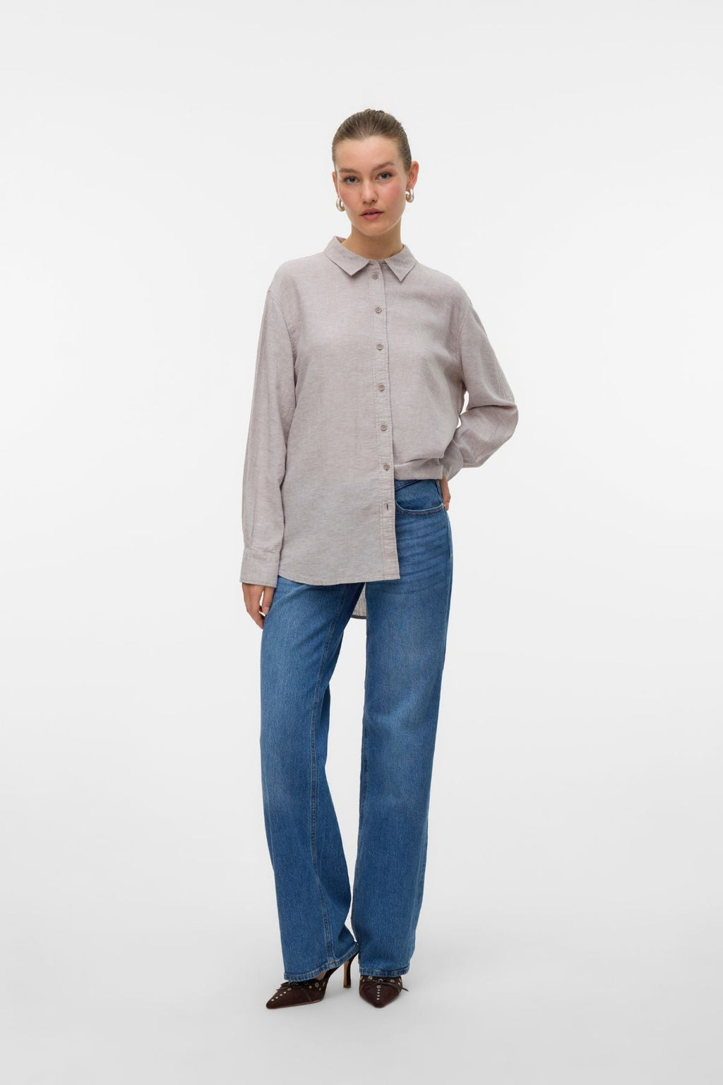 Linn Hemd - Moon Rock Melange