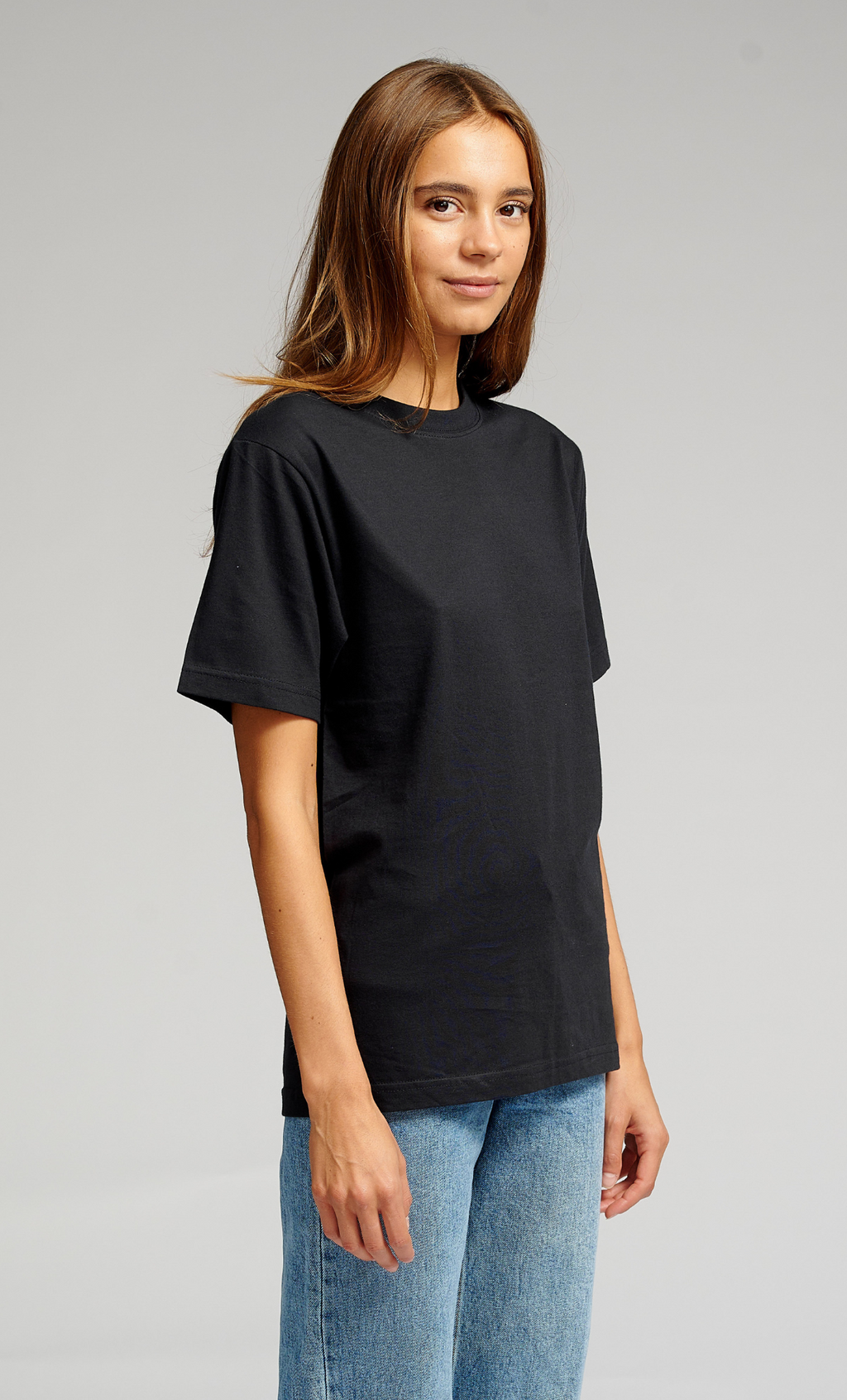 Oversized T-shirt - Schwarz