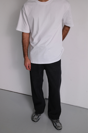 Baggy-Jeans - Schwarz