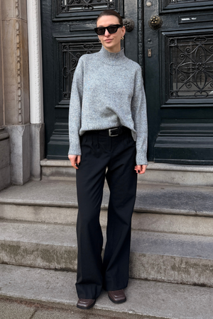 Emma Knit – Hellgrau Melange