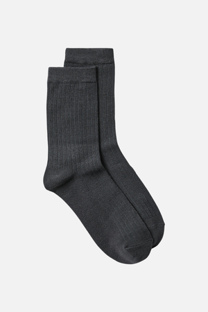 Cillie Solid Socken - Asphalt