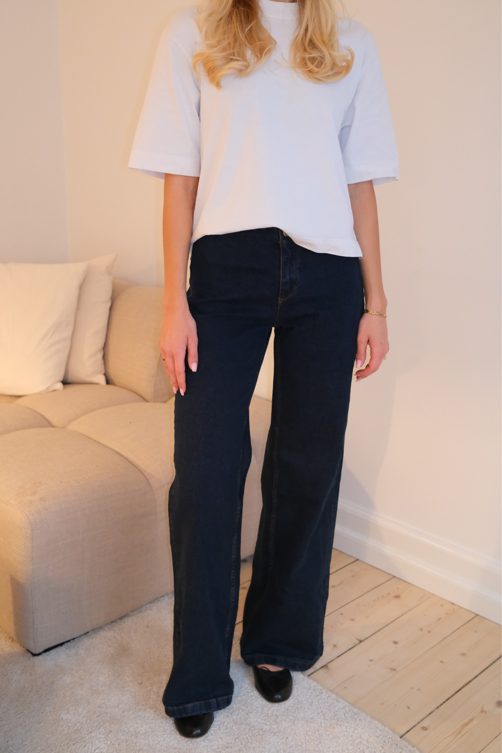 Miley Wide Jeans – Dunkelblau