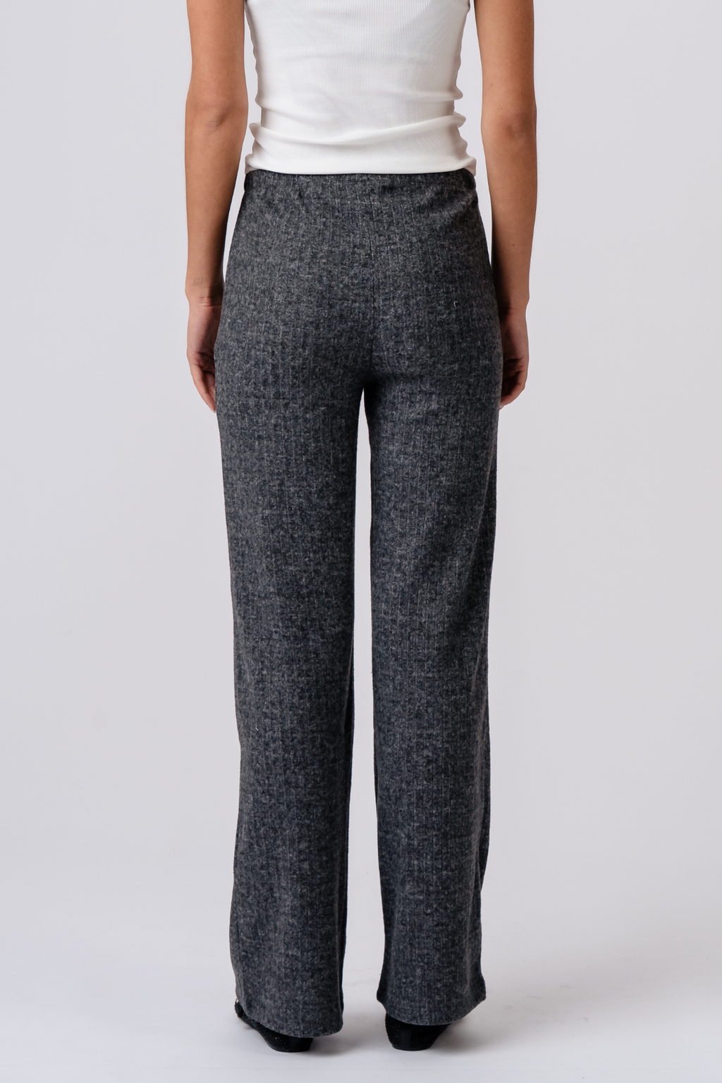 Efeu-Strick Pants - Anthrazit