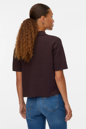 Gold 2/4 Poloneck Pullover - Schokoladen Torte