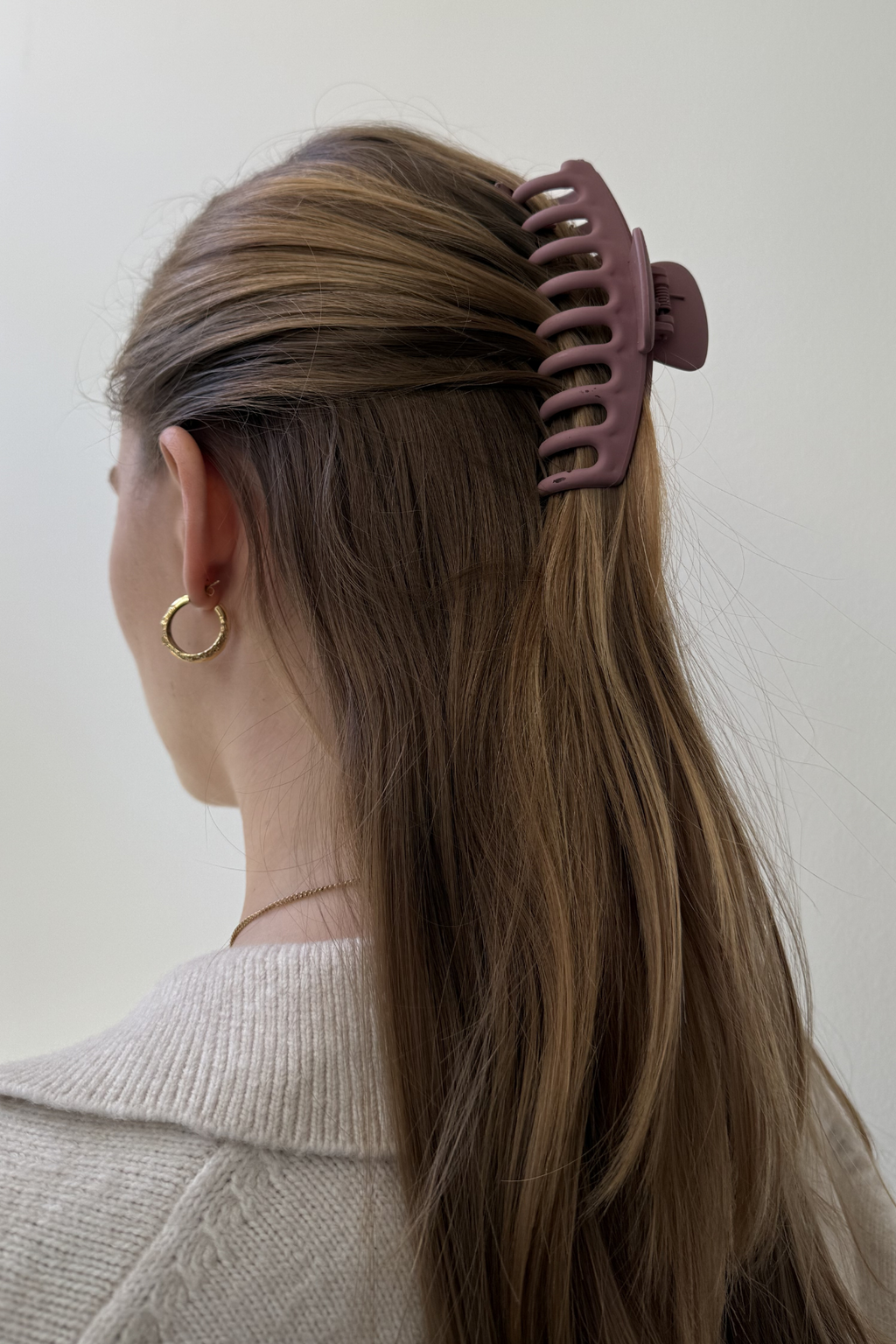 Olivia Hair Clip - Frosted rot