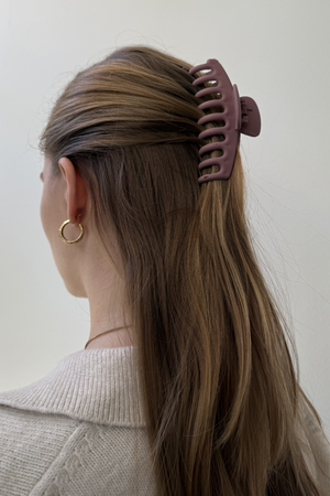 Olivia Hair Clip - Frosted rot